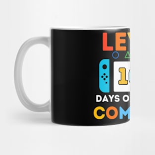 Level 100 Days of School Unlocked Shirt Boys 100th day of School Mug